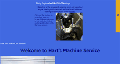 Desktop Screenshot of hartsmachineservice.com